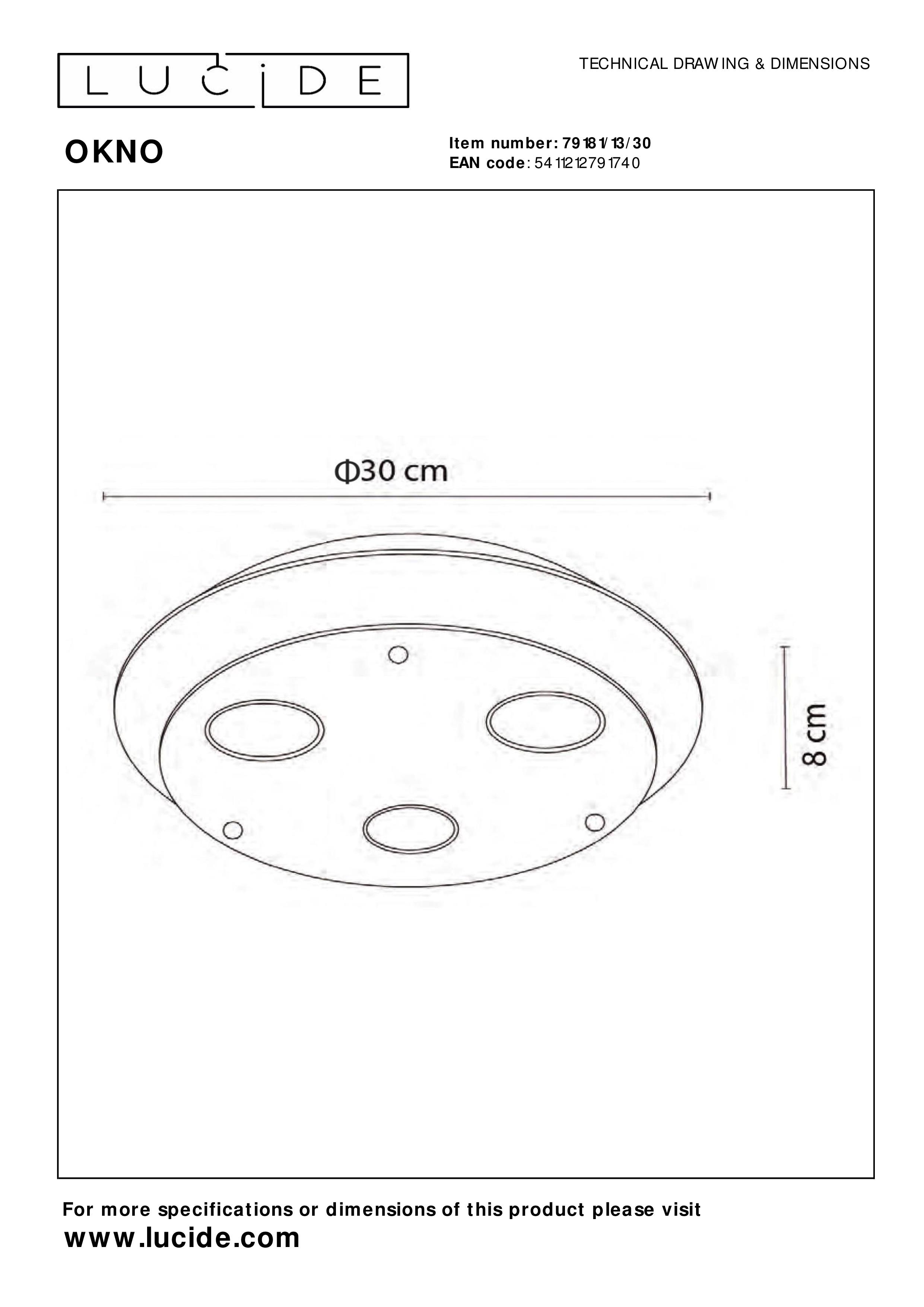 Dot 13 store flush mount